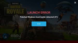 Patched Windows Boot Loader detected